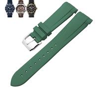 CWZZWS Canda di guardia in gomma naturale 20mm 22mm Speciale per Tudor Pelagos 1958 39mm 41mm Pin pelagos/cinturino in silicone con fibbia pieghevole