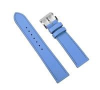 CWZZWS Canda di guardia in pelle da 20 mm Orologio compatibile con banda a stella con cintura da polso a rilascio rapido compatibile con fibbia orologio da polso da uomo morbido (marrone scuro)