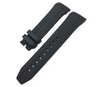 CWZZWS Canda di guardia in silicone in gomma 22mm 21mm per tissot T120417 Sea Star 1000 Serie arancione Black Waterproof Discing Watch cinghia