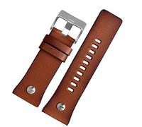 CWZZWS Canda d'orologeria in pelle genuina per cinghia di orologio diesel dz4476/4482 dz7408 7406 4318 cinghia 22 24 26 26 28mm di grandi dimensioni maschi di orologi da polso