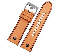 CWZZWS Canda d'orologeria in pelle genuina per cinghia di orologio diesel dz4476/4482 dz7408 7406 4318 cinghia 22 24 26 26 28mm di grandi dimensioni maschi di orologi da polso