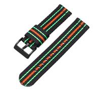 CWZZWS Cinghia di orologio in nylon 20 mm da 22 mm da uomo sport tela cinghia