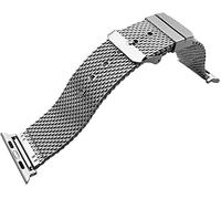 CWZZWS Cinturino in Acciaio Inossidabile 38 mm 40 mm 42 mm 44 mm Bracciale in Metallo con Fibbia ad ardiglione