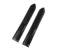 CWZZWS Cinturino in pelle di coccodrillo compatibile con cinturino in pelle London Solo da uomo e donna 12, 14, 16, 17, 17,5 mm (oro verde, 17,5 mm), 17mm