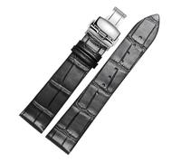 CWZZWS Cinturino in pelle ultratina 12 14 15 16 18 20 21 22 23 24mm Blue Brown Red Watchband Compatibile con Tissot DW Watch (rosso argento A, 20mm)