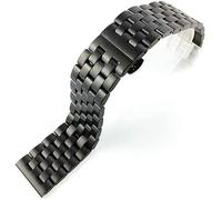 CWZZWS Cinturino per Orologio, Cinturino in Metallo, Cinturino per Orologio in Acciaio Inossidabile Massiccio, Braccialetti da Uomo e da Donna