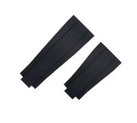 CWZZWS Cinturino per Orologio con estremità Piatta da 22 mm, Morbido Cinturino in Gomma fluorurata per Cinturino per Bracciale abitante di acque Profonde