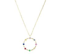 CWZZWS Collana con Stelle Luna Vera Collana in Argento 925 per Gioielli da Donna, Girocollo con Catena di Diamanti Fantasia Perla