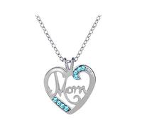 CWZZWS Collana Regalo per Il Cuore per la Mamma a Forma di ciondoli a Forma di ciondoli.