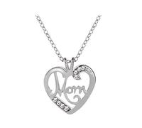CWZZWS Collana Regalo per Il Cuore per la Mamma a Forma di ciondoli a Forma di ciondoli.