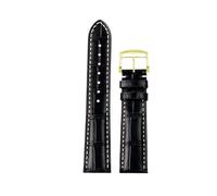 CWZZWS Compatibile con cinturino per orologio Masters Collection L3 L4 L2.628/L2.673 in pelle bovina con fibbia a farfalla 19 20 21 mm (marrone senza fibbia, 19 mm), 19mm