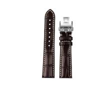 CWZZWS Compatibile con cinturino per orologio Masters Collection L3 L4 L2.628/L2.673 in pelle bovina con fibbia a farfalla 19 20 21 mm (marrone senza fibbia, 19 mm), 21mm