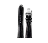 CWZZWS Compatibile con Masters Collection L3 L4 L2.628/L2.673 Watch Strap Cink Hide in pelle in pelle Butterfly Buckle Watchband 19 20 21mm Band (Brown senza fibbia, 19 mm)