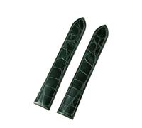 CWZZWS Crocodile Leather Watch cinghia compatibile con compatibile con London Solo Watchband Mins Women 12 14 16 17 17,5 mm (oro verde, 17,5 mm)