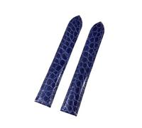 CWZZWS Crocodile Leather Watch cinghia compatibile con compatibile con London Solo Watchband Mins Women 12 14 16 17 17,5 mm (oro verde, 17,5 mm)