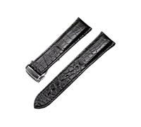CWZZWS Crocodile Watchband Compatibile con Rado Dia Master Coupole Series R22861165 R14129116 Cinturino da orologio da donna Bracciale 19mm (Brown-Rosegold, 19mm)