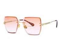 CWZZWS Donne Classiche Occhiali da Sole Quadrati Senza Bordo Sfumature di Moda Uv400