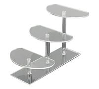 CWZZWS Espositore per Gioielli Multistrato, Collana, Braccialetto, Gioielli, Modello Portatile, Staffa per Esposizione a gradini