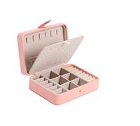 CWZZWS Gioielli da Viaggio Doppio Strato per conservare Orecchini Anelli Collane Bracciali Proteggi i Gioielli dai Graffi