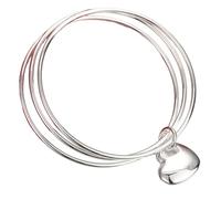 CWZZWS Gioielli Nuovo 2025 925 a Sospensione Cardiaco Bracciale Donne Tre Cerchi Gioielli per Le Donne Regali di Gioielli con i Gioielli per i Gioielli Accessori per la Moda per la Moda