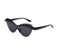 CWZZWS Nuove Donne 2025 Frameless Un pezzo Jelly Color Occhiali Da Sole Moda Un pezzo Ocean Film Network Red Sunvisor, Nero , Taglia unica