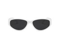 CWZZWS Nuovi Occhiali da Sole da Sole 2025 Fashion One Pezzi da Sole Vintage Cat's Eye Sun Occhiali per Donne uniche tonalità Punk uv400