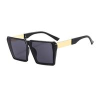 CWZZWS Nuovi Occhiali da Sole Oversize da 2025 Donne a Doppio Colore Maschi di Occhiali da Sole Vintage Maschi Uv400