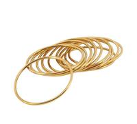 CWZZWS Nuovo 2025 Arrivo Bracciale in Acciaio Inossidabile Donna Uomo Oro Argento Colore Geometria Filo Braccialetto Rotondo Gioielli Femminili Braccialetto Regali con per Te Accessori Regalo
