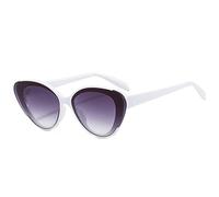 CWZZWS Nuovo 2025 Moda Occhiali da sole Occhi di Gatto Per Le Donne Vintage Piccolo Telaio Signore Occhiali Da Sole Occhiali Da Sole Popolari Occhiali UV400, bianco, Taglia unica