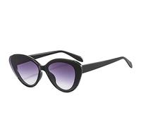 CWZZWS Nuovo 2025 Moda Occhiali da sole Occhi di Gatto Per Le Donne Vintage Piccolo Telaio Signore Occhiali Da Sole Occhiali Da Sole Popolari Occhiali UV400, Nero , Taglia unica