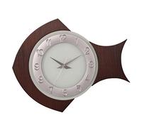 CWZZWS Orologio da Parete in Legno, silenziosa Batteria Non toccante a Batteria Rustica Vintage Country Toscana Orologi da Parete Decorativo per Il Soggiorno da Cucina Office di Soggiorno
