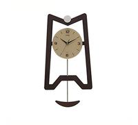 CWZZWS Orologio per decori per la casa, colorato Stile di Numeri Arabi retrò, Orologio da Parete Non Legno Silenzioso, Grande Arte murale Decorativa per