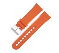 CWZZWS per Cinturino blancpain Fifty fathoms 5000 5015 Braccialetti per Orologi di Ricambio Cinturini Morbidi in Gomma fluorurata da 23,0 mm