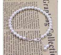 CWZZWS Perlina da 5 mm Satinata per Ciondolo da Matrimonio di Fidanzamento da Donna