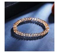 CWZZWS Perline Bracciale a Catena Braccialetti Fascino Gioielli a Mano per Le Donne Matrimonio Corda Acquamarina