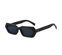CWZZWS Poligono Piccole Cornici Occhiali Da Sole Sfumatura Colore Parasole Specchio Donne Rivetto Shades Uv400, 1, Taglia unica