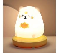 CWZZWS Soffione Doccia Cartone animato di Notte LED Animale Novità Lampada da Notte Piuttosto presepe Lampada da Letto Ricaricabile Tavolo Lovely Room Decor Lights Forbedroom Living Room Ufficio