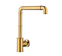 CWZZWS Taps del lavello da Cucina in Stile Industriale Mixer Caldo e Freddo Mixer in Ottone Singolo Manico Singolo Buchi per Cucina per Cucina Rubinetto Mobile Rubinetto Cucina Montato