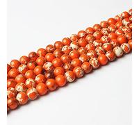 CWZZWS Tenda da Doccia Gioielli con ciondoli Gioielli Naturali Multicolore L'Imperatore Pietra Gioielli in Pietra Sciolta Perline 4/6/8 / 10mm Collana Braccialetto Fai da Te (Colore : A,