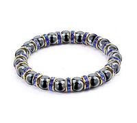 CWZZWS UOMINO DONNA EMATITE PERCHE BRACELLE BRACKE CHEGA NERO MANTRA PREGHIERA PERCHE BUDDHA BRACELETTO
