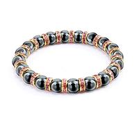 CWZZWS UOMINO DONNA EMATITE PERCHE BRACELLE BRACKE CHEGA NERO MANTRA PREGHIERA PERCHE BUDDHA BRACELETTO
