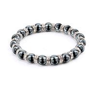 CWZZWS UOMINO DONNA EMATITE PERCHE BRACELLE BRACKE CHEGA NERO MANTRA PREGHIERA PERCHE BUDDHA BRACELETTO