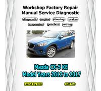 CX-5 KE Manuale di riparazione del collegamento diagnostico di fabbrica dal 2012 al 2017 Strumento di riparazione auto per parti e accessori di automobili