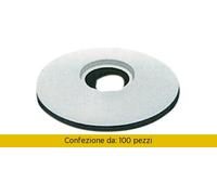 CX Rondella Fe.Tonda con Guarn. 6,7x22 Bian.grig. Pezzi 100 106BG67022