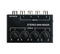 CX400 Mixer audio portatili a 4 canali per migliorare il suono Home Studios e esibizioni dal vivo
