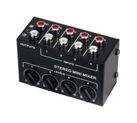 CX400 Mixer Stereo Passivi 4 Canali Per Il Controllo Del Suono In Podcast Home E Entertainment Mixer Audio