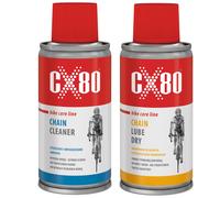 CX80 BIKE Detergente per catena di bicicletta + LUBE DRY Lubrificante secco