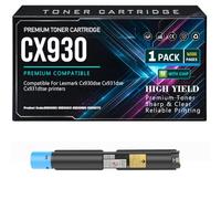 CX930DSE CX931DSE Cartucce toner Compatibili 85D0HK0 85D0HCO 85D0HMO 85D0HY0 Toner per Lexmark CX930 CX930DSE CX931DSE CX931DTSE Stampanti con chip Alta capacità di stampa