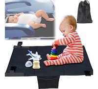 CXAFQ Nero Poggiapiedi Aereo, Seggiolone Portatile, Intrattenere Bambini In Aereo, Dimensioni 79 * 44cm, Ricevimento Pieghevole, Borse Di Distribuzione, Peso 50Kg, I Bambini Devono Viaggiare