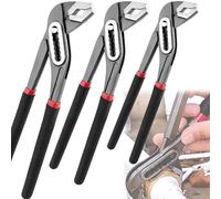 CXAFQ Set 3 Pezzi Con Pinze Regolabili Per Pompa Acqua a 7 Velocità, Pinza Pappagallo, Adatto Per Manutenzione Del Riscaldamento, Manutenzione Del Tubo Dell'Acqua e Manutenzione Della Conduttura